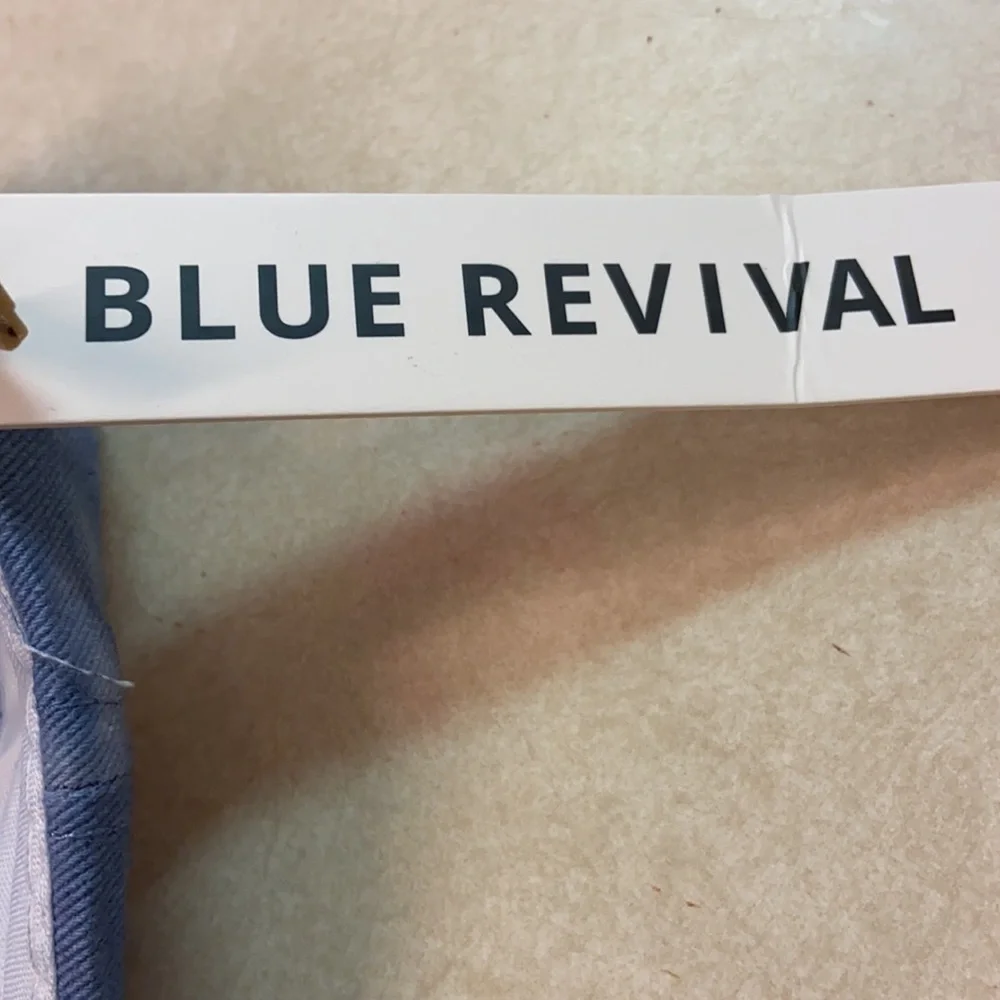 Blue Revival Ripple Baseball Hat Vintage-washed